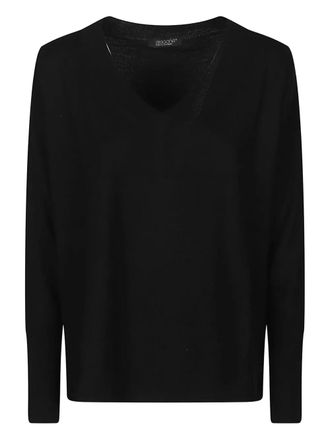 Aragona Trui met V-hals - Zwart