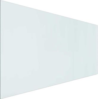 vidaXL Placa De Vidrio Para Chimenea Transparente 120 X 60 Cm Cristal Vidaxl