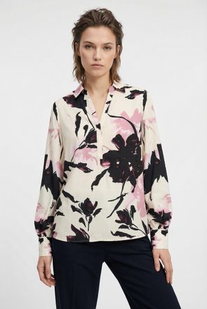 Soyaconcept Druckbluse SOYACONCEPT SC-BENE 2, Damen, Gr. XXL, rose combi, Web, Obermaterial: 100% Viskose, bedruckt, regular fit normal, V-Ausschnitt, Blusen Druc