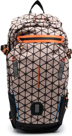Piquadro debossed-logo detail backpack - unisex - Fabric - OS - Neutrals