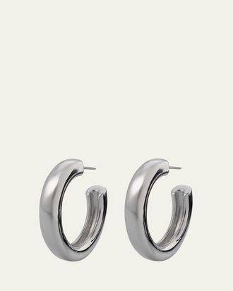 Ben-Amun Alexis Silver-Plated Hoop Earrings