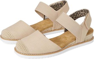 Skechers Desert Kiss - Sun Shining Womens Sandals Natural : 9.5 M, Canvas