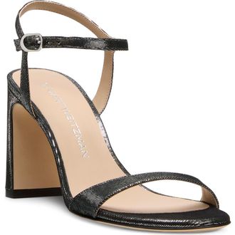 Stuart Weitzman Babette Sandal in Silver at Nordstrom, Size 6.5