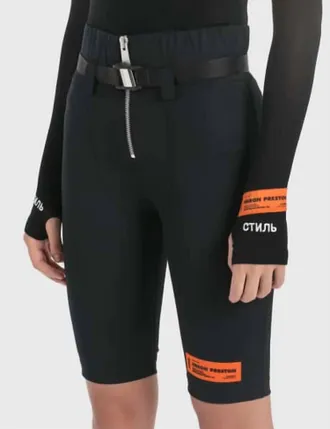 Heron Preston Womens Utility Inspired Trousers In Black