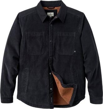 Passenger Kodiak 3.0 Sherpa Lined Cord Overshirt Hemd f&uuml;r Herren | schwarz