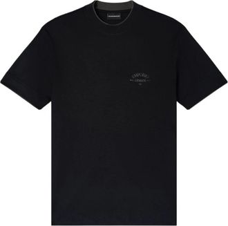 Emporio Armani Em 002939Af 18312 - Heren - T-shirts - Zwart - XS - Tops