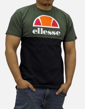 Ellesse Mens Ellesse Arbatax Mens T Shirts Crew Neck Short Sleeve Casual Summer Cotton Tee - Green - Size: 36
