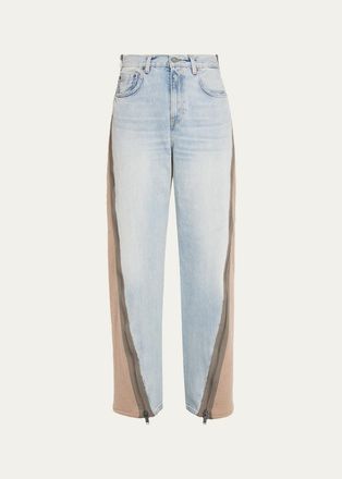 Haikure Bonnie Zip Marfa Straight-Leg Jeans