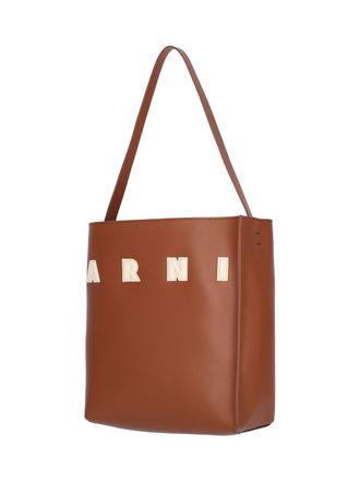 Marni Womens Bags Brown Calf Leather