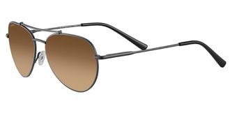 Serengeti Eyewear Pete Polarized SS599001 Womens Sunglasses Black Size 58