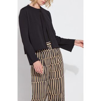 Lyss&eacute; Allegra Knit Cardigan in Black at Nordstrom Rack, Size X-Small