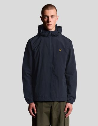 Lyle & Scott Lyle And Scott Mens Water Resistant Hooded Jacket - Navy - Size: Regular/36