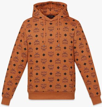 MCM Maxi Monogram Print Hoodie In Organic Cotton