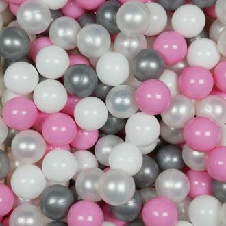 OEM Pelotas De Juguete &Oslash;7cm 400uds Blanco, Perla, Plata, Rosa Empolvado