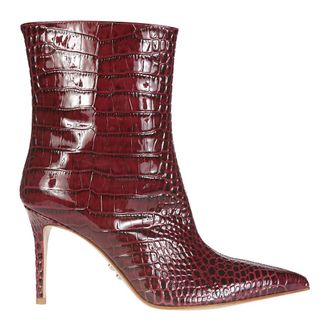Sergio Levantesi Heeled Boots, female, Red, Size: 9 US Croc Ankle Boot
