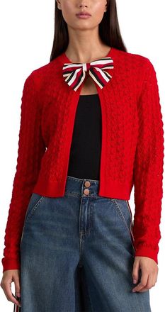 Alice & Olivia Alice + Olivia Dollie Wool-Blend Cardigan