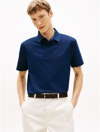 Tommy Hilfiger Mens TH Performance Lightweight Polo - Navy - XXL