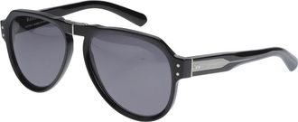 K&agrave;dor Big Pilot - unisex - Zonnebrillen - Zwart - 57 MM - Accessoires