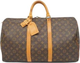 Louis Vuitton Pre-owned Weekend Bags, unisex, Brown, Size: ONE SIZE Pre-owned Boston bag