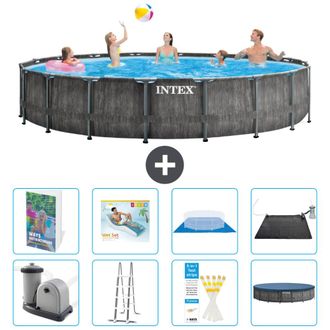 Intex Piscina Prism Frame Redonda - 549x122 Cm - 9-piezas S567