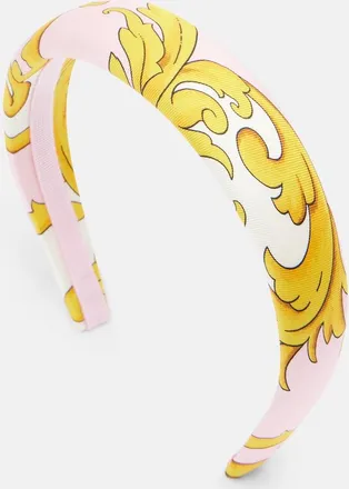 Versace Printed silk headband