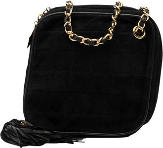 Chanel Pre-owned Chain Accent Shoulder Bag - Dames - Vintage Schoudertas - Zwart - ONE Size - Vintage