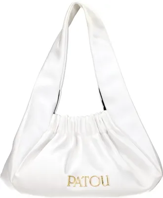 Patou White Fabric Womens Handbag