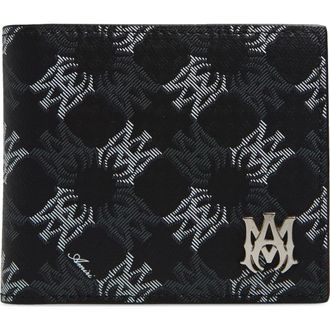 Amiri MA Quad Coated Canvas Bifold Wallet in Black at Nordstrom