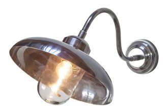 PIB Aplique de cuello de cisne en m&eacute;tal plateado