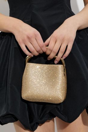 Cult Gaia Solene Mini Clutch, Womens, Gold