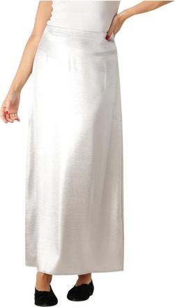 Edited Edited, Rokken, Dames, Grijs, XL, Polyester, Silva Maxi Rok