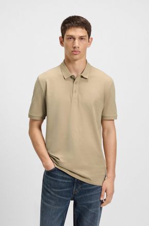 HUGO BOSS Poloshirt HUGO Donos, Herren, Gr. XXL, medium beige269, Piqu&eacute;, Obermaterial: 100% Baumwolle, unifarben, regular fit normal, Rundhals, B&uuml;ndchen, Shirts