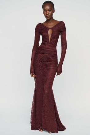 Misha Collection Kali Long-Sleeve Maxi Dress