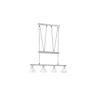 Trio Lampada Sospensione 28W Yo Yo 4 Luci Coni Vetro Stamina gd