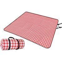 OEM Manta De Picnic Impermeable Y Lavable De 150 X 200 Cm Para Tomar El Sol, Playa, Camping Y Exteriores. Color Rojo