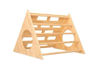 Really Nice Things Climber de pino macizo de color madera natural estilo Montessori