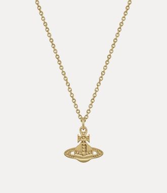 Vivienne Westwood Marinetta Pendant Necklace Gold Swarovski Crystals Women