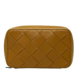 Bottega Veneta Pre-owned Bottega Veneta Nappa Maxi Intrecciato Zippered Pouch Ladies 23LSD864I7XU097A