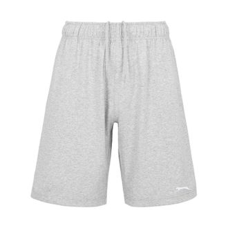 Slazenger Heren Casual Jersey Korte Broek van Katoenmix (Grijze Mergel)