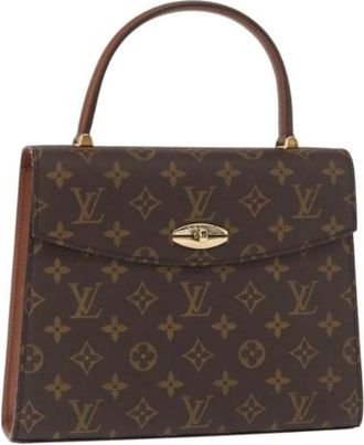 Louis Vuitton Pre-owned Handbags, female, Brown, Size: ONE SIZE Pre-owned Vintage Canvas Handbag