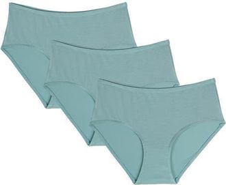 MeMoi Stretch Modal 3-Pack Briefs in Arctic at Nordstrom, Size X-Small