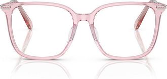 Swarovski SK2016D3001 Transparent Pink Square Frame Eyeglasses - Pink