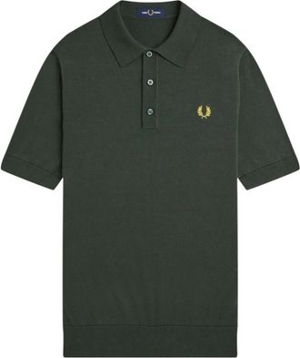 Fred Perry Hombre, Camisetas, Verde, Talla: M
