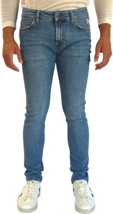 Roy Rogers Jeans, Heren, Blauw, W35, Katoen, Slim-fit Jeans