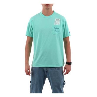 MC2 Saint Barth T-Shirts, male, Blue, Size: XL Austin Killed Me T-shirt