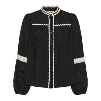 Cream Blouses & Hemden - Dames - Blouses & Shirts - Zwart - Maat: 2XL