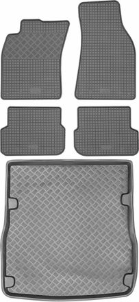 OEM Juego De Alfombrillas De Goma Para Coche Y Maletero Para Audi A6 Iii C6 Avant/kombi De 2004 A 2011