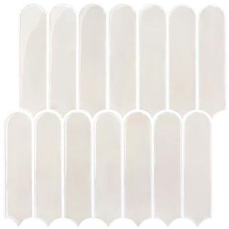 OEM Azulejos Autoadhesivos Gruesos (2,5 Mm), Color Crema, Estilo Metro, 10 Piezas (30,5 X 30,5 Cm), F&aacute;ciles De Instalar, Resistentes Al Agua Y Al Calor