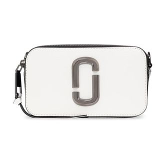 Marc Jacobs De Bi-Color Snapshot schoudertas - Dames - Schoudertassen - Wit - ONE Size - Leer - Tassen