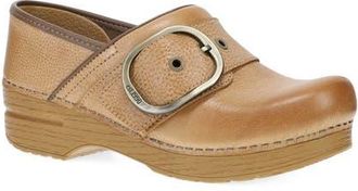 Dansko Pearson Buckle Strap Clog in Honey Distressed at Nordstrom, Size 39
